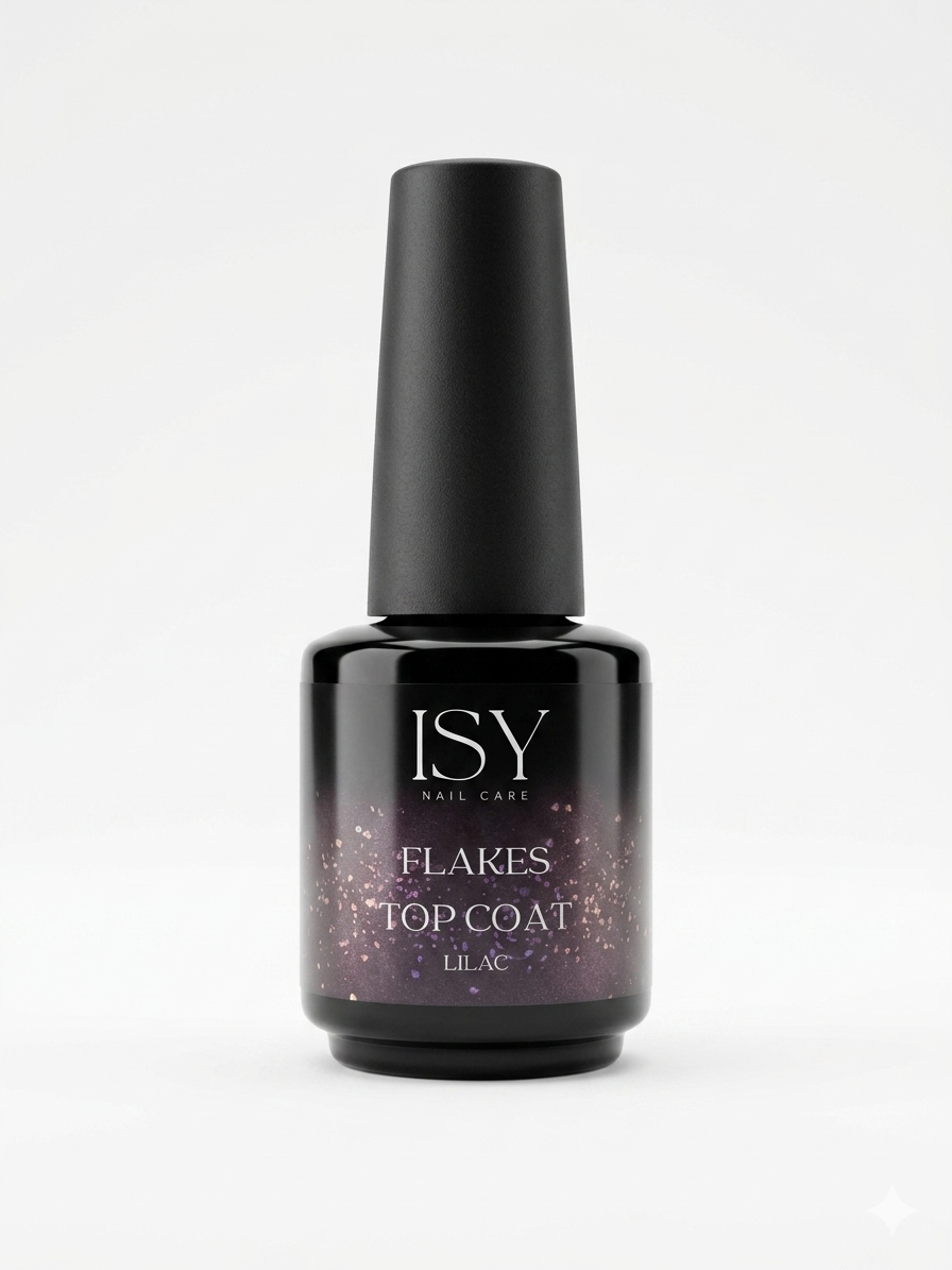 Flakes Top Coat Lilac 15ml