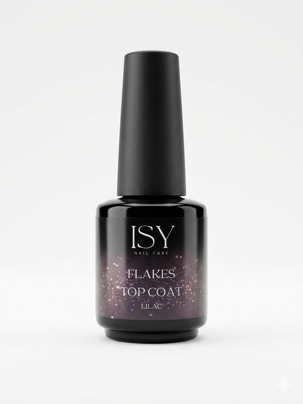 Flakes Top Coat Lilac 15ml