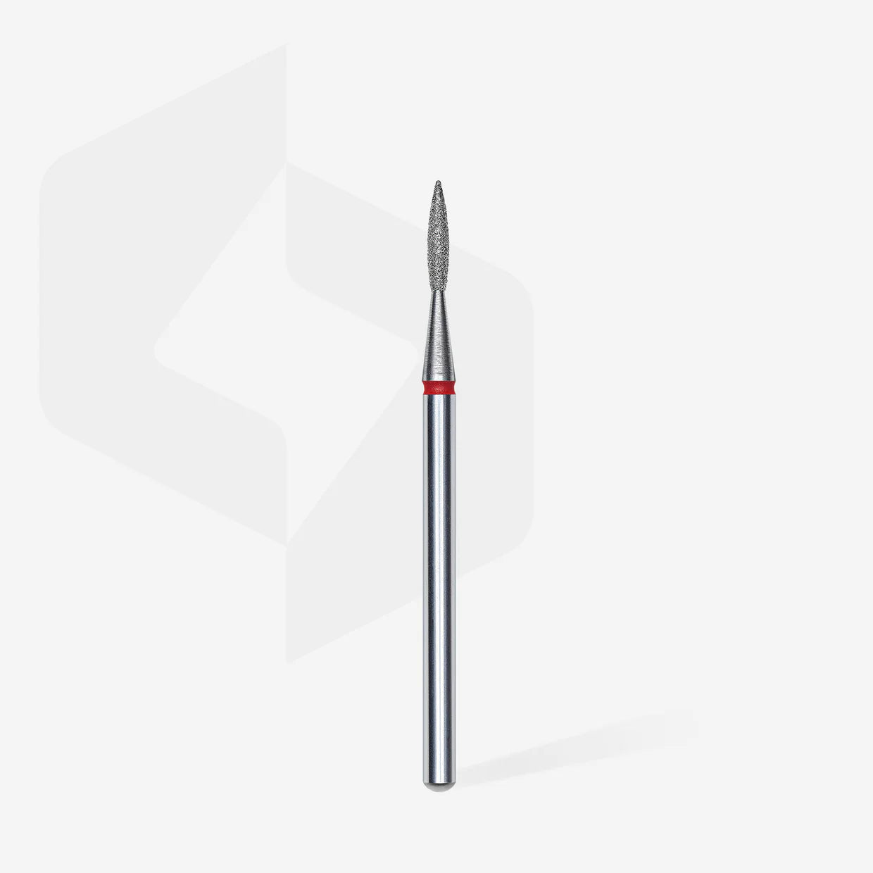 Punta diamantata Fiamma Appuntita, rosso, diametro 1.6 mm - lunghezza punta 8 mm