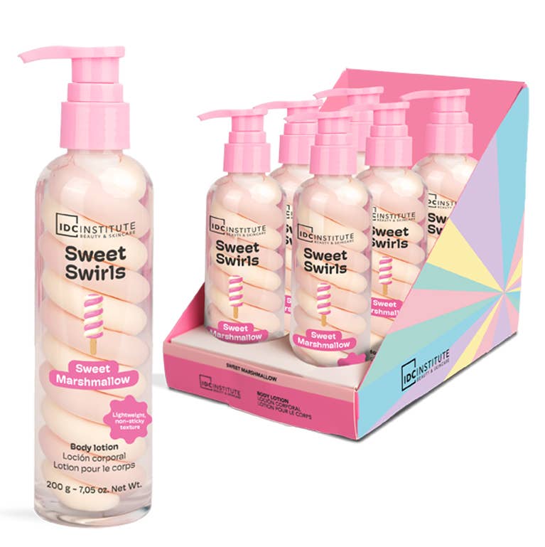 IDC INSTITUTE SWEET SWIRLS LOZIONE CORPO AL MARSHMALLOW 200ml