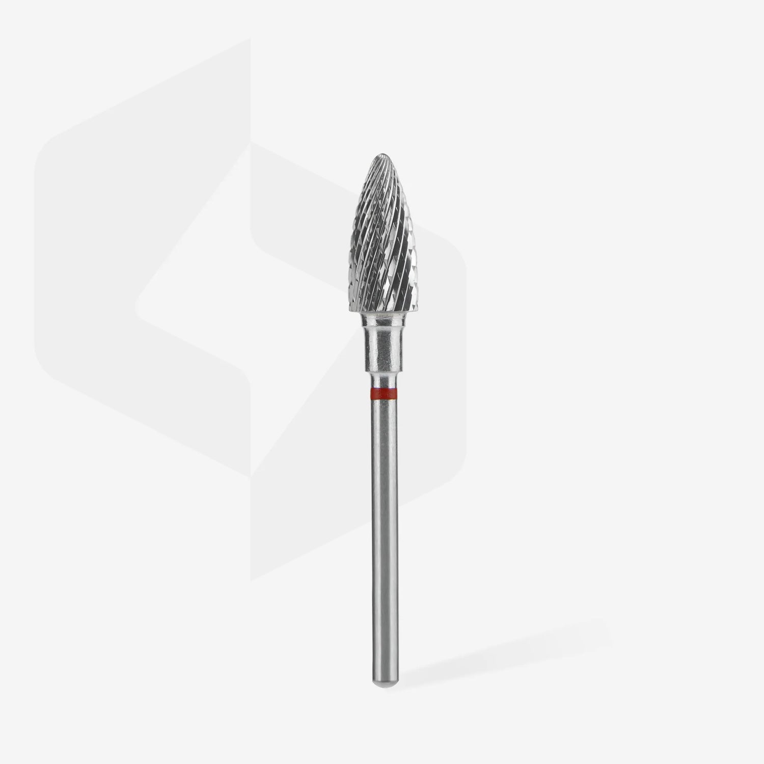 Punta Carbide Pigna, Rosso, diametro 6 mm - lunghezza punta 14 mm