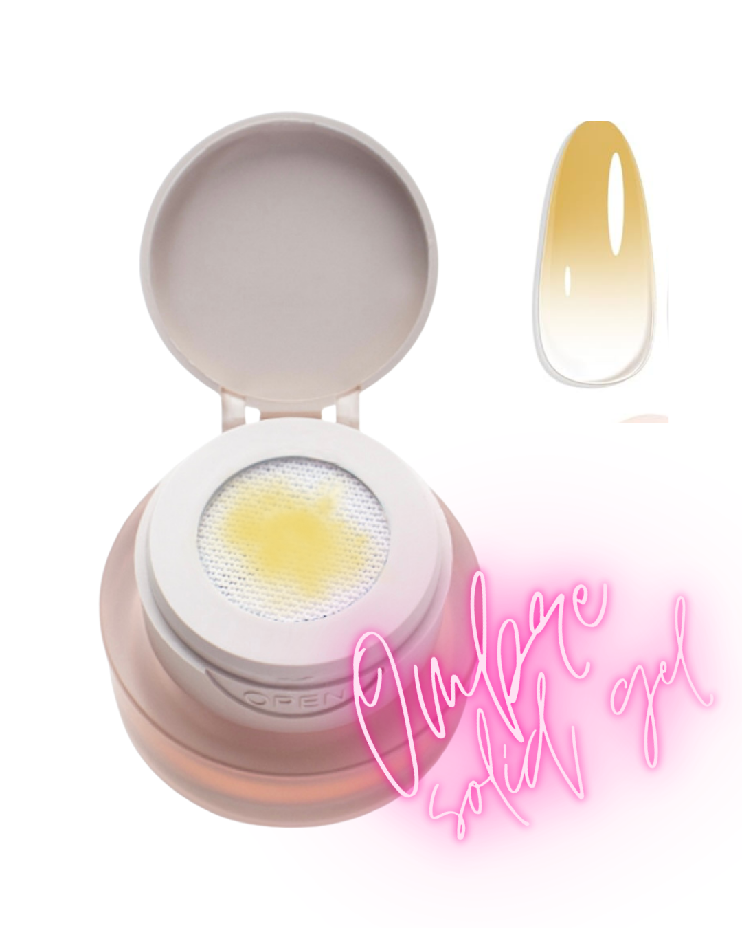 Ombre solid gel - Giallo