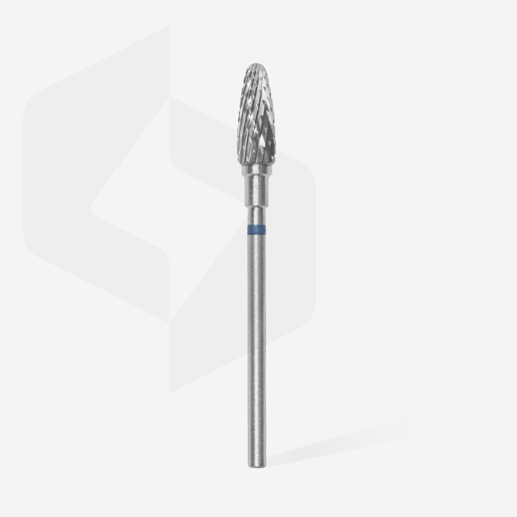 Punta Carbide Conica, blu, diametro 5 mm - lunghezza punta 13 mm