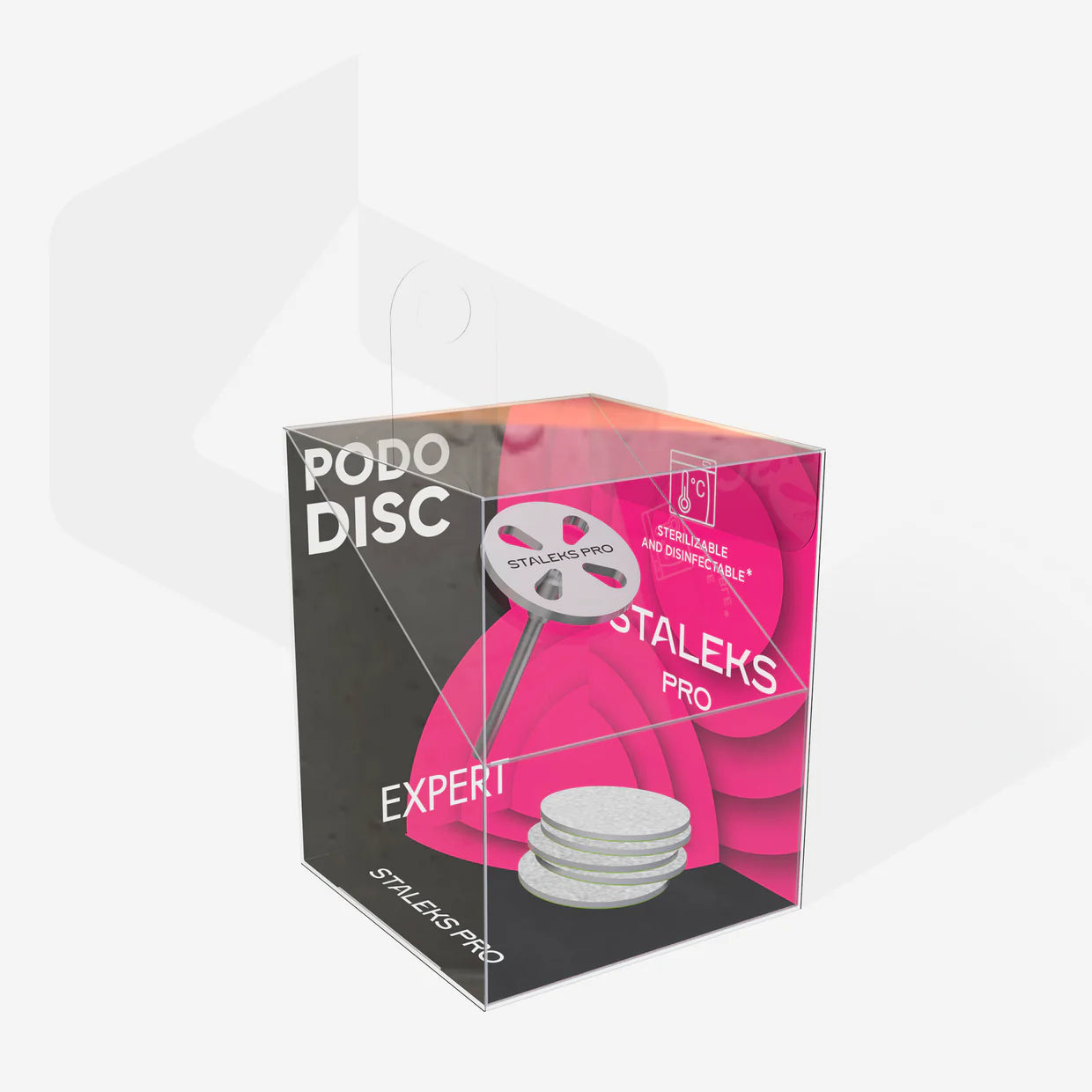 PODODISC S Disco per pedicure con lime intercambiabili, grana 180, 15 mm